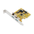 Sunix PCI Express 2xUSB3 A-port 2 Stk USB3 A-porter